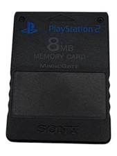 Sony PlayStation 2 PS2, PS 2 Speicherkarte Memory Card  8MB, Schwarz SCPH 10020