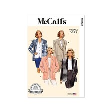 McCalls Schnittmuster M8433 - Vintage 90's - Jacke - Damenjacken - Blazer