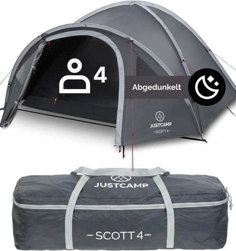 Justcamp scott campingzelt - scott,