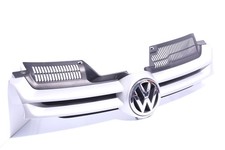 Kühlergrill 1K0853655A VW Golf 5 Limousine Silber LA7W Original 54014