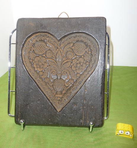 Alte wachsform herz - ,