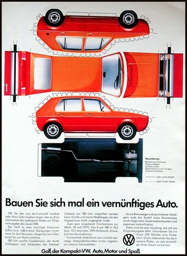 Golf die zweite werbung - vw,