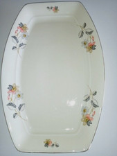 Servierplatte Fleischplatte Porzellan "Walküre Bayreuth Bavaria"  34 x 22cm