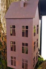 Windlicht aus Edelrost Höhe 45cm Laterne Lichterhaus Metall