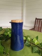 VINTAGE: Arabia Finland Kilta Teema Blau - Kleiner Krug mit Korkverschluss