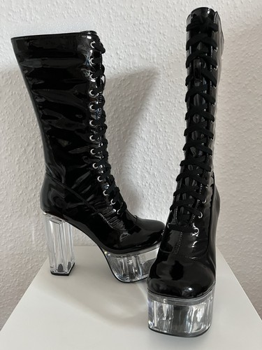 Lack stiefel platform - lack, stiefel,