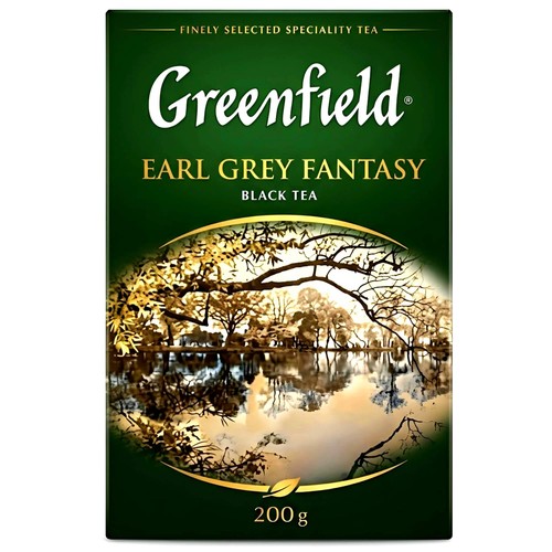 Greenfield schwarzer tee earl - schwarzer,