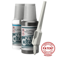 PRO-Lackstift-Set für VW AUDI LA7W REFLEXSILBER 2x20ml inkl. PEL.