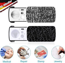 90x 60x 30x Juwelierlupe Taschenlupe Vergrößerungsglas LED Lupe mit UV-Licht