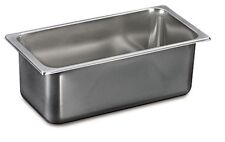Eisbehälter 330 X165 Edelstahl, Eisvitrine, Eistheke, Eismaschine, Eiscafe NEU