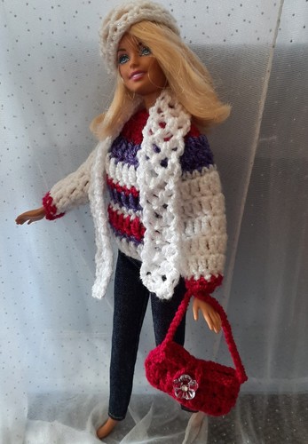 Barbie kleidung jeans blau - ,
