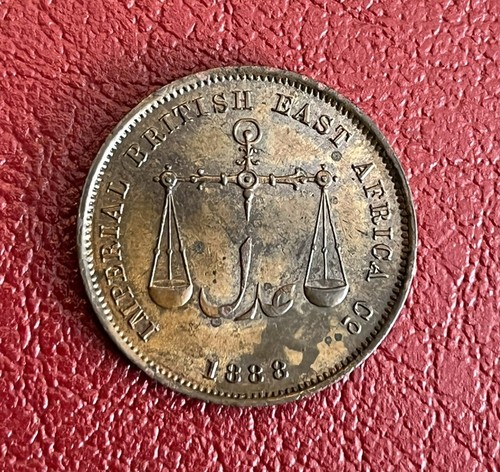 Mombasa stück münze 1888 - 1,