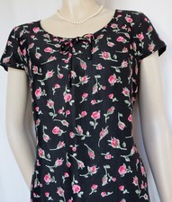 Laura Ashley Kleid 38 schwarz