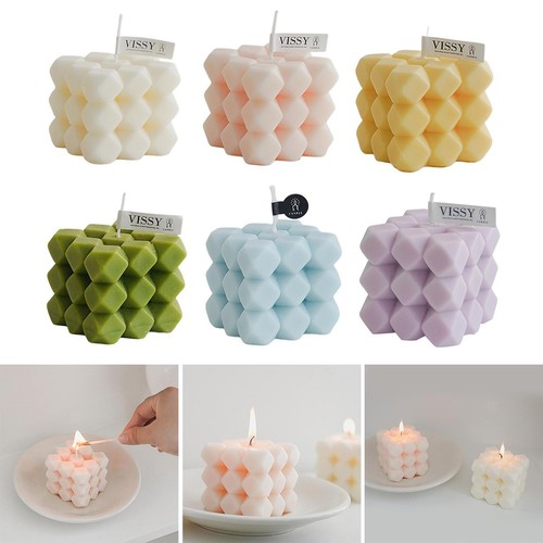 Bubble cloud cube duftkerze - cube,
