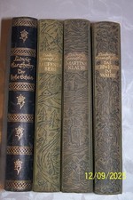 Alte Bücher, 4Stk., Ludwig Ganghofer, 1920er Jahre, tadelloser Zustand