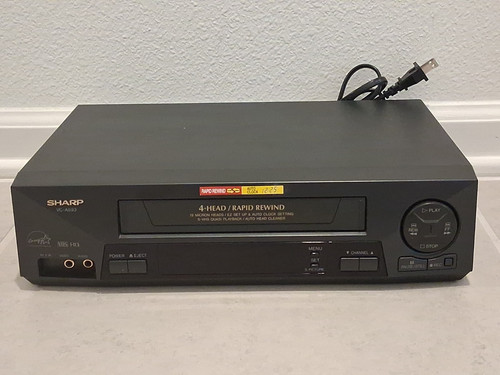 Sharp a593u vhs vcr - sharp,