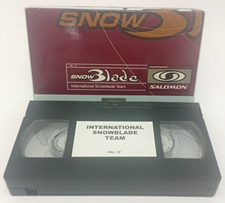 Snowboard VHS Kassette International Snowblade Team Salomon 