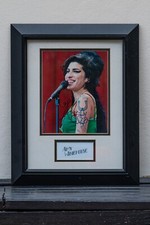 Amy Winehouse - seltenes Autogramm auf Foto - gerahmt - inkl. Zertifikat