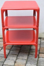 3x Artemide Demetrio 45 Vico Magistretti Beistelltisch Side-table Fiberglas