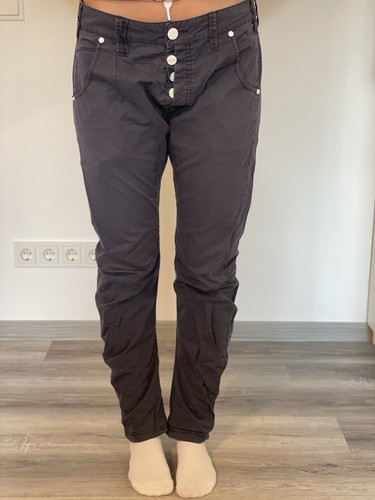 Rütme hose blau mit - mit, weiß