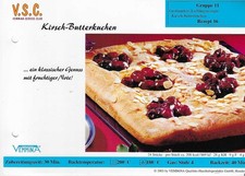 Vemmina Rezeptkarte  -   Kirsch-Butterkuchen    - Gruppe 11 Rezept 16