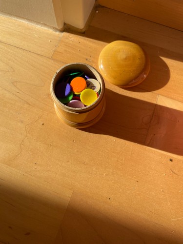 Spielchips holzsäule - in,