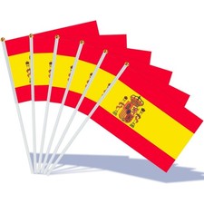 Spanien Flaggen Mini 30 Stück