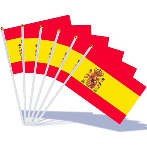 Spanien flaggen mini stück - spanien, 30