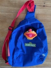 Vintage Kinderrucksack Kindergartentasche Ernie Sesamstrasse repariert