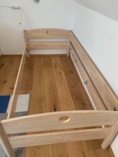 Spielbett / Hochbett Kinder PAIDI Fleximo Birke hell massiv