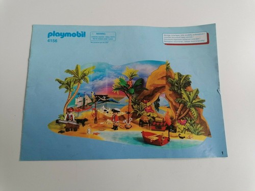Playmobil 4156 nur bauplan - nur,
