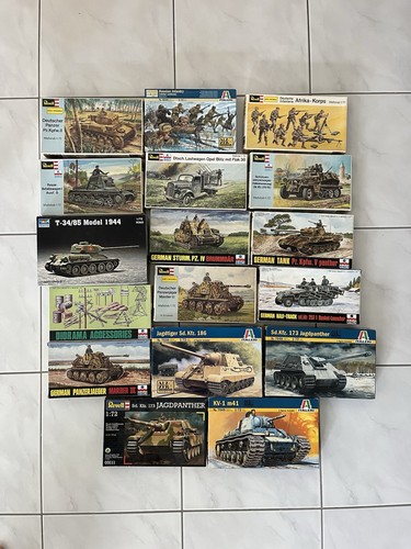 17x modellbausätze ww2 - 17x,