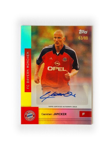 Carsten jancker auto topps - jancker, /80
