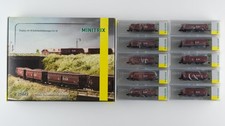Minitrix N 15449 Wagenset 10 Selbstentladewagen Erz Id DB