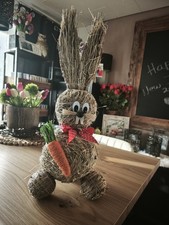 Heu  Stroh Osterhase Hase  Mit