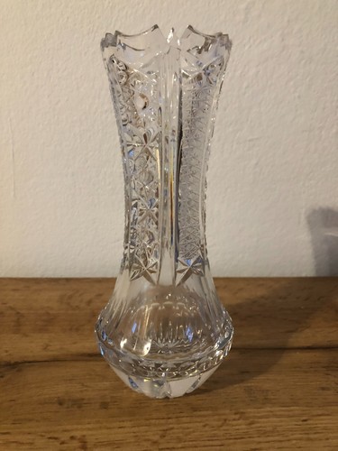 Alte kristall vase - kristall,