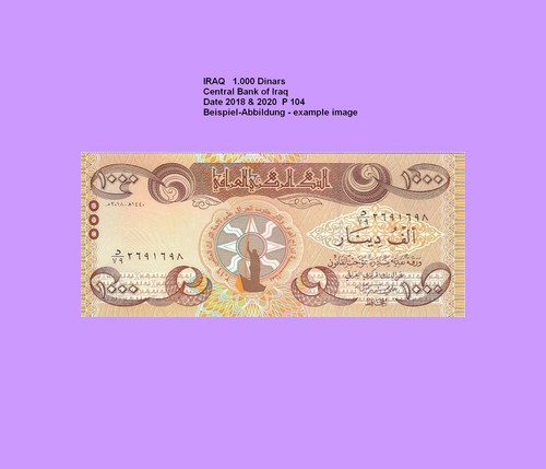 Irak iraq 1000 dinars unc - , unc.