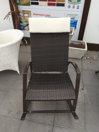 Schaukelstuhl rattan geflecht - schaukelstuhl,