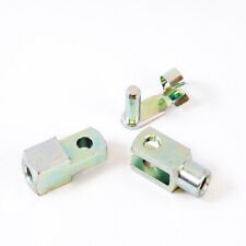 Gabelkopf M4 verzinkt, inkl. Federklappbolzen + Gegenstück M4