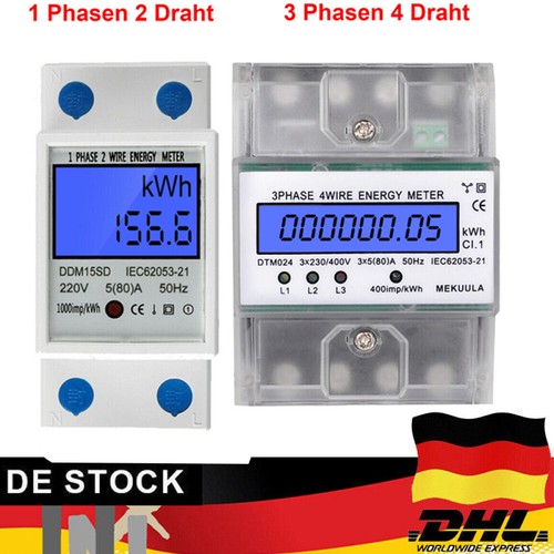 Stromzähler din hutschiene - din, ac