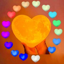 3D Mond Lampe LED Kinder