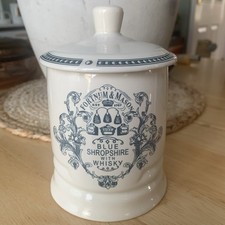 Fortnum & Mason leere Blue Shropshire Whisky Käse Deckeltopf 350g Stilton Dose
