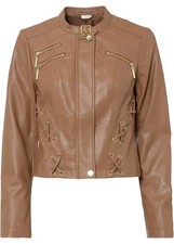 Lederimitat-Jacke Gr. 40