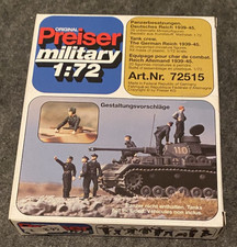 Preiser 72515 Panzerbesatzung Deutsches Reich 1939-45 Wehrmacht Neu Diorama 1:72