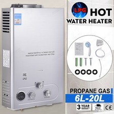 18L 20L LPG Propane Durchlauferhitzer Warmwasserbereiter Boiler Wasserspeicher