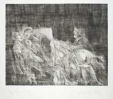 Alfred Hrdlicka, der Besuch