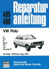 VW POLO 1 Typ 86, 1978-1981, Reparaturanleitung Reparatur-Buch/Handbuch/Wartung