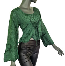 Kurz-Bluse Boho Hippie Ethno