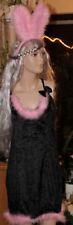 Sexy Bunny Hasen Kostüm Kleid 38 Karneval Fasching 2 Teilig