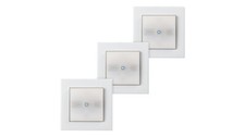 Homematic IP Smart Home 3er-Set Schaltaktor für Markenschalter mit Signalleuchte